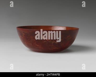 Kunst inspiriert von Bowl imitiert realgar, Qing-Dynastie (1644–1911), Anfang des 19.. Jahrhunderts, China, opak geflecktes Rot- und Gelbglas, H. 2 3/4 Zoll (7 cm); Durchm. 7 3/8 Zoll (18,7 cm), Glas, das Mineral Realgar, wegen seiner roten und gelben Färbung auch bekannt als der Schwefel, hat lange, Classic Works von Artotop mit einem Schuss Modernität modernisiert. Formen, Farbe und Wert, auffällige visuelle Wirkung auf Kunst. Emotionen durch Freiheit von Kunstwerken auf zeitgemäße Weise. Eine zeitlose Botschaft, die eine wild kreative neue Richtung verfolgt. Künstler, die sich dem digitalen Medium zuwenden und die Artotop NFT erschaffen Stockfoto