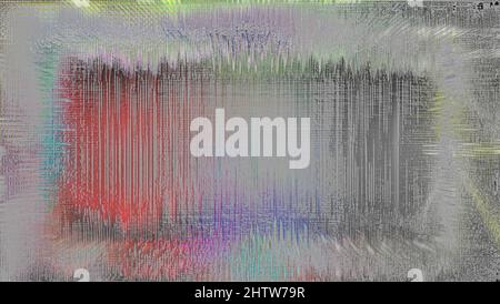 Ein abstraktes Glitch Art Hintergrundbild. Stockfoto