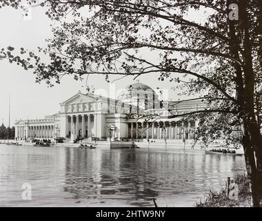 Südeingang des Palace of Fine Arts, World's Columbian Exposition, Chicago, Illinois, USA, Frances Benjamin Johnston, 1893 Stockfoto