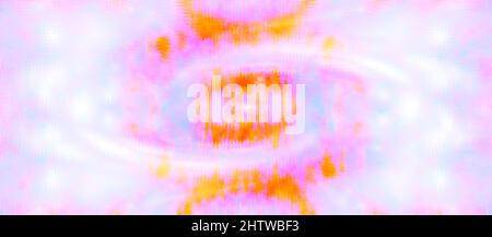 Ein abstraktes psychedelisches Burst-Shape-Hintergrundbild. Stockfoto