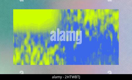 Ein abstraktes Halbton-Grunge-Randbild. Stockfoto