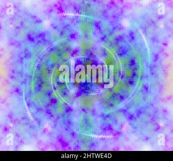 Ein abstraktes psychedelisches Burst-Shape-Hintergrundbild. Stockfoto