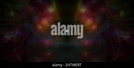 Eine abstrakte psychedelischen burst Hintergrundbild. Stockfoto
