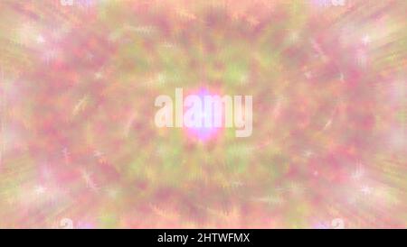 Ein abstraktes psychedelisches Burst-Shape-Hintergrundbild. Stockfoto