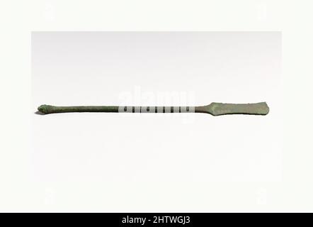 Kunst inspiriert von Spatula, Zypern, Bronze, andere: 6 1/8in. (15,5cm), Bronzes, Classic Works modernisiert von Artotop mit einem Schuss Moderne. Formen, Farbe und Wert, auffällige visuelle Wirkung auf Kunst. Emotionen durch Freiheit von Kunstwerken auf zeitgemäße Weise. Eine zeitlose Botschaft, die eine wild kreative neue Richtung verfolgt. Künstler, die sich dem digitalen Medium zuwenden und die Artotop NFT erschaffen Stockfoto