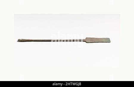 Kunst inspiriert von Spatula, Zypern, Bronze, andere: 5 7/16in. (13,8cm), Bronzes, Classic Works modernisiert von Artotop mit einem Schuss Moderne. Formen, Farbe und Wert, auffällige visuelle Wirkung auf Kunst. Emotionen durch Freiheit von Kunstwerken auf zeitgemäße Weise. Eine zeitlose Botschaft, die eine wild kreative neue Richtung verfolgt. Künstler, die sich dem digitalen Medium zuwenden und die Artotop NFT erschaffen Stockfoto