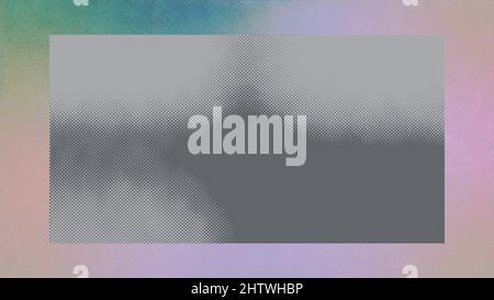 Ein abstraktes Halbton-Grunge-Randbild. Stockfoto