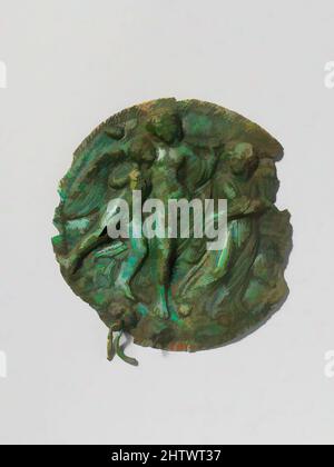 Kunst inspiriert von Spiegelfragment, Bronze, Höhe (.c mit Griff): 6 5/8 Zoll (16,8 cm), Bronzen, Classic Works modernisiert von Artotop mit einem Schuss Moderne. Formen, Farbe und Wert, auffällige visuelle Wirkung auf Kunst. Emotionen durch Freiheit von Kunstwerken auf zeitgemäße Weise. Eine zeitlose Botschaft, die eine wild kreative neue Richtung verfolgt. Künstler, die sich dem digitalen Medium zuwenden und die Artotop NFT erschaffen Stockfoto