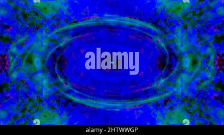 Ein abstraktes psychedelisches Burst-Shape-Hintergrundbild. Stockfoto