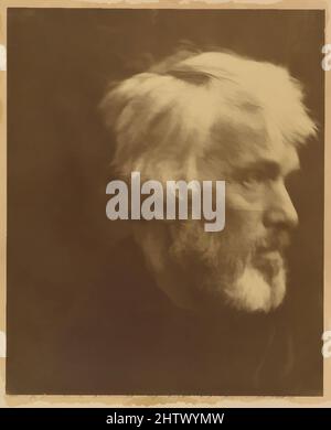 Kunst inspiriert von Thomas Carlyle, 1867, Albumen Silberdruck, Fotografien, Julia Margaret Cameron (British (Born India), Kalkutta 1815–1879 Kalutara, Ceylon, Klassische Werke, die von Artotop mit einem Schuss Moderne modernisiert wurden. Formen, Farbe und Wert, auffällige visuelle Wirkung auf Kunst. Emotionen durch Freiheit von Kunstwerken auf zeitgemäße Weise. Eine zeitlose Botschaft, die eine wild kreative neue Richtung verfolgt. Künstler, die sich dem digitalen Medium zuwenden und die Artotop NFT erschaffen Stockfoto