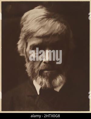 Art inspired by Thomas Carlyle, 1867, Carbon-Print, 35,0 x 28,1 cm. (13 3/4 x 11 1/16 Zoll), Fotografien, Julia Margaret Cameron (Britisch (geboren in Indien), Kalkutta 1815–1879 Kalutara, Ceylon), Cameron wollte lange den brillanten, aber umstrittenen Historiker und Philosophen, Classic Works, die von Artotop mit einem Schuss Moderne modernisiert wurden, fotografieren. Formen, Farbe und Wert, auffällige visuelle Wirkung auf Kunst. Emotionen durch Freiheit von Kunstwerken auf zeitgemäße Weise. Eine zeitlose Botschaft, die eine wild kreative neue Richtung verfolgt. Künstler, die sich dem digitalen Medium zuwenden und die Artotop NFT erschaffen Stockfoto