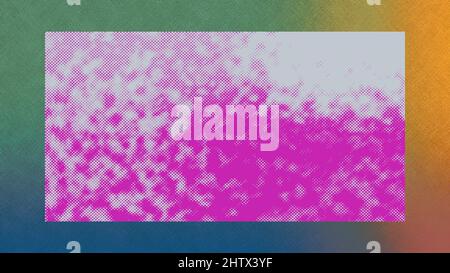 Ein abstraktes Halbton-Grunge-Randbild. Stockfoto
