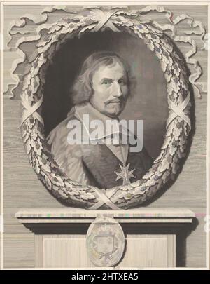 Kunst inspiriert von Kardinal Antonio Barberini, 1663, Gravur, Blatt: 13 15/16 x 10 13/16 Zoll (35,4 x 27,5 cm), Drucke, Robert Nanteuil (Französisch, Reims 1623–1678 Paris, Klassische Werke, die von Artotop mit einem Schuss Moderne modernisiert wurden. Formen, Farbe und Wert, auffällige visuelle Wirkung auf Kunst. Emotionen durch Freiheit von Kunstwerken auf zeitgemäße Weise. Eine zeitlose Botschaft, die eine wild kreative neue Richtung verfolgt. Künstler, die sich dem digitalen Medium zuwenden und die Artotop NFT erschaffen Stockfoto