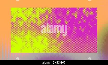 Ein abstraktes Halbton-Grunge-Randbild. Stockfoto