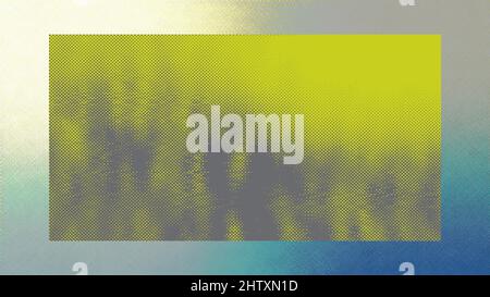 Ein abstraktes Halbton-Grunge-Randbild. Stockfoto