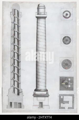 Kunst inspiriert von Trajans Säule, 16. Jahrhundert, Gravur, Blatt: 21 5/16 x 14 7/16 Zoll (54,2 x 36,7 cm), Drucke, Anonym, Klassisches Werk, das von Artotop mit einem Schuss Moderne modernisiert wurde. Formen, Farbe und Wert, auffällige visuelle Wirkung auf Kunst. Emotionen durch Freiheit von Kunstwerken auf zeitgemäße Weise. Eine zeitlose Botschaft, die eine wild kreative neue Richtung verfolgt. Künstler, die sich dem digitalen Medium zuwenden und die Artotop NFT erschaffen Stockfoto