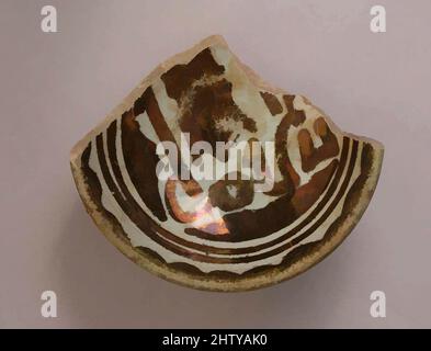 Kunst inspiriert von Fragment of a Bowl, 13.–16. Jahrhundert, zugeschrieben Syrien, Stonepaste; gemalt unter transparenter Glasur, Keramik, Klassischen Werken modernisiert von Artotop mit einem Schuss Moderne. Formen, Farbe und Wert, auffällige visuelle Wirkung auf Kunst. Emotionen durch Freiheit von Kunstwerken auf zeitgemäße Weise. Eine zeitlose Botschaft, die eine wild kreative neue Richtung verfolgt. Künstler, die sich dem digitalen Medium zuwenden und die Artotop NFT erschaffen Stockfoto