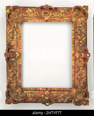 Kunst inspiriert von Ogee Frame, ca. 1720, Französisch, Eiche, 84 x 70,5, 56 x 42,8, 58,6 x 45,6 cm., Rahmen, Classic Works modernisiert von Artotop mit einem Schuss Moderne. Formen, Farbe und Wert, auffällige visuelle Wirkung auf Kunst. Emotionen durch Freiheit von Kunstwerken auf zeitgemäße Weise. Eine zeitlose Botschaft, die eine wild kreative neue Richtung verfolgt. Künstler, die sich dem digitalen Medium zuwenden und die Artotop NFT erschaffen Stockfoto