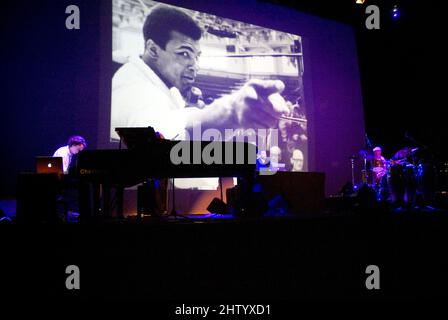 Carl Craig und dem Innerzone Orchestra live, Auditorium, Rom, Latium, Italien Stockfoto