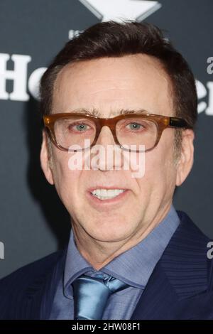 Los Angeles, USA. 28.. Februar 2022. Nicolas Cage 02/28/2022 die jährlichen Filmpreise der Hollywood Critics Association 5. im Avalon Hollywood in Los Angeles, CA Credit: Cronos/Alamy Live News Stockfoto