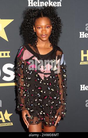 Los Angeles, USA. 28.. Februar 2022. Demi Singleton 02/28/2022 die jährlichen Hollywood Critics Association Film Awards 5. im Avalon Hollywood in Los Angeles, CA Credit: Cronos/Alamy Live News Stockfoto