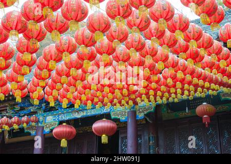 XI'AN, CHINA - ZIZHULIN am Südberg Wutai (Nanwutai). Eine berühmte Landschaft in Xi'an, Shaanxi, China. Stockfoto