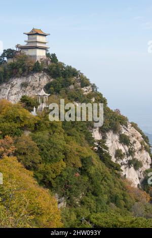 XI'AN, CHINA - Südberg Wutai (Nanwutai). Eine berühmte Landschaft in Xi'an, Shaanxi, China. Stockfoto