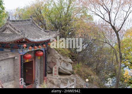 XI'AN, CHINA - Südberg Wutai (Nanwutai). Eine berühmte Landschaft in Xi'an, Shaanxi, China. Stockfoto