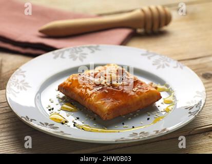 Feta-Kuchen Stockfoto