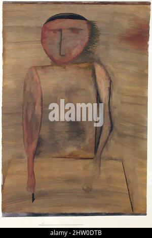 Art Inspired by Doctor, 1930, Aquarell, Gouache und Ölwäsche auf Papier, umrandet mit Gouache und Tinte, montiert auf Karton, 25 1/2 × 18 7/8 Zoll (64,8 × 47,9 cm), Zeichnungen, Paul Klee (geboren in der Schweiz), Münchenbuchsee 1879–1940 Muralto-Locarno, Klassische Werke, die von Artotop mit einem Schuss Moderne modernisiert wurden. Formen, Farbe und Wert, auffällige visuelle Wirkung auf Kunst. Emotionen durch Freiheit von Kunstwerken auf zeitgemäße Weise. Eine zeitlose Botschaft, die eine wild kreative neue Richtung verfolgt. Künstler, die sich dem digitalen Medium zuwenden und die Artotop NFT erschaffen Stockfoto