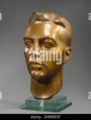 Art Inspired by Scofield Thayer, 1923; Guss 1924, Bronze, 12 5/8 x 6 1/4 x 9 3/8 Zoll (32,1 x 15,9 x 23,8 cm), Skulptur, Gaston Lachaise (amerikanisch (geboren Frankreich) 1882–1935, Klassisches Werk, modernisiert von Artotop mit einem Schuss Moderne. Formen, Farbe und Wert, auffällige visuelle Wirkung auf Kunst. Emotionen durch Freiheit von Kunstwerken auf zeitgemäße Weise. Eine zeitlose Botschaft, die eine wild kreative neue Richtung verfolgt. Künstler, die sich dem digitalen Medium zuwenden und die Artotop NFT erschaffen Stockfoto