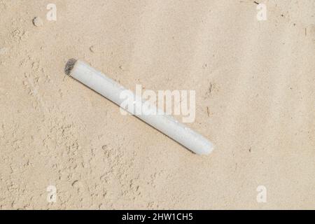 Guinee Bissau, Verschmutzung der Strände des Archipels der Bijagos-Inseln, von der UNESCO als Biosphärenreservat eingestuft, Orango Island, Orango National Park Stockfoto