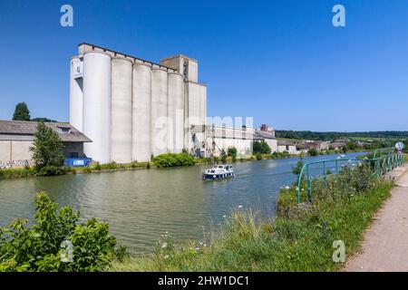 Frankreich, Cher, Saint-Satur, Loire-Radweg Stockfoto