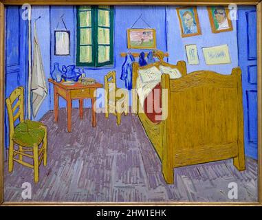 Frankreich, Paris, Museum Orsay, Van Gogh's Bedroom in Arles (1889) von Vincent Van Gogh Stockfoto