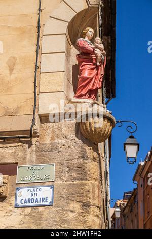 Frankreich, Bouches-du-Rh?ne, Aix-en-Provence, Oratorium der Jungfrau und des Kindes auf dem Place Forum des Cardeurs Stockfoto