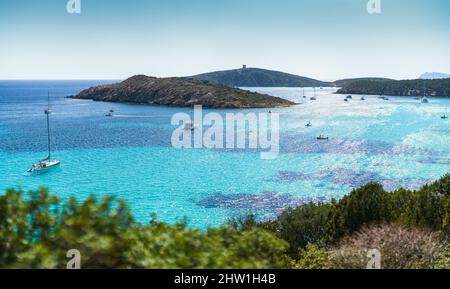 Capo Malfatano, Sardinien, Italien, Europa. Stockfoto