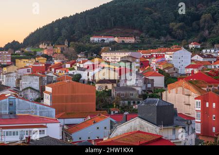 Spanien, Galizien, Finisterre (Fisterra), Endziel der Wallfahrt nach Santiago de Compostela Stockfoto