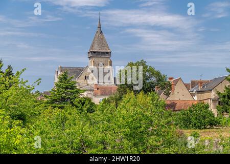 Frankreich, Indre (36), Saint-Marcel, ?glise Saint-Marcel Stockfoto