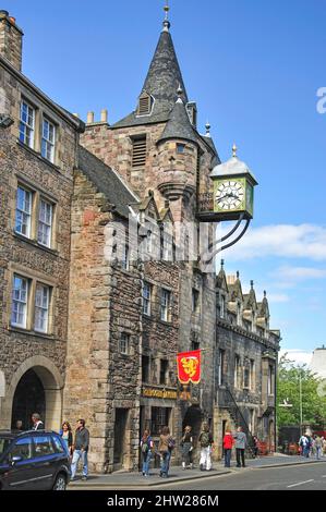 Das Canongate Tolbooth Canongate, Altstadt, Edinburgh, Lothian, Schottland, Vereinigtes Königreich Stockfoto