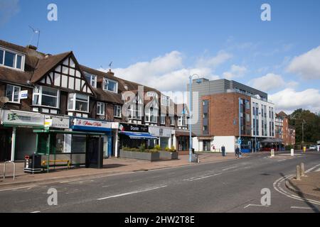 Blick auf Potters Bar, Hertfordshire in Großbritannien Stockfoto