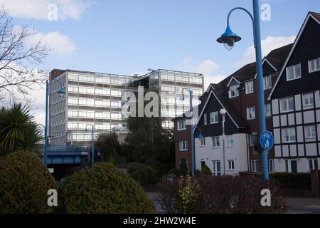 Blick auf Potters Bar, Hertfordshire in Großbritannien Stockfoto