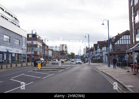 Blick auf Potters Bar, Hertfordshire in Großbritannien Stockfoto