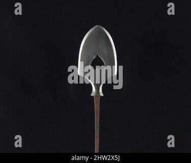 Art inspired by Arrowhead (Yanonē), 18. Century, Japanese, Steel, L. 7 in. (17,8 cm); L des Kopfes 2 Zoll (5,1 cm); B: 1 Zoll (2,5 cm); Gewicht 0,6 oz. (17 g), Bogenschießgeräte-Pfeilspitzen, Klassisches Werk, das von Artotop mit einem Schuss Modernität modernisiert wurde. Formen, Farbe und Wert, auffällige visuelle Wirkung auf Kunst. Emotionen durch Freiheit von Kunstwerken auf zeitgemäße Weise. Eine zeitlose Botschaft, die eine wild kreative neue Richtung verfolgt. Künstler, die sich dem digitalen Medium zuwenden und die Artotop NFT erschaffen Stockfoto