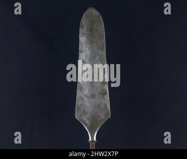 Art inspired by Arrowhead (Yanonē), 18. Century, Japanese, Steel, L. 15 3/4 in. (40 cm); L des Kopfes 6 Zoll (15,2 cm); B: 1 1/2 Zoll (3,8 cm); Gewicht 3 oz. (85 g), Bogenschießgeräte-Pfeilspitzen, Klassisches Werk, das von Artotop mit einem Schuss Modernität modernisiert wurde. Formen, Farbe und Wert, auffällige visuelle Wirkung auf Kunst. Emotionen durch Freiheit von Kunstwerken auf zeitgemäße Weise. Eine zeitlose Botschaft, die eine wild kreative neue Richtung verfolgt. Künstler, die sich dem digitalen Medium zuwenden und die Artotop NFT erschaffen Stockfoto