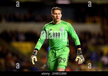 Torwart Tomasz Kuszczak. Wolverhampton Wanderers gegen Birmingham City auf der Molineux 24/02/2017 - Sky Bet Championship Stockfoto