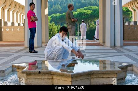 Rom, Italien 30/08/2011: ID-ul-Fitr an der Großen Moschee, dem islamischen Fest des Fastenbrechens im Ramadan. ©Andrea Sabbadini Stockfoto