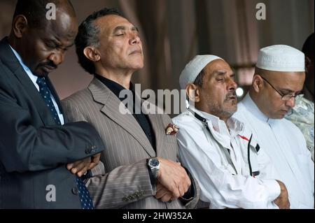 Rom, Italien 30/08/2011: ID-ul-Fitr an der Großen Moschee, dem islamischen Fest des Fastenbrechens im Ramadan. ©Andrea Sabbadini Stockfoto