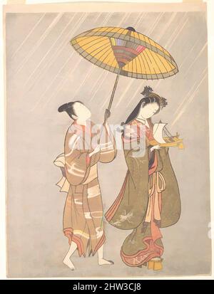 Kunst inspiriert von Amagoi Komachi, Komachi Praying for Rain, Edo-Zeit (1615–1868), ca. 1765, Japan, Polychromer Holzschnitt; Tinte und Farbe auf Papier, H. 11 5/16 Zoll (28,7 cm); B: 8 1/2 Zoll (21,6 cm), Drucke, zugeschrieben Torii Kiyomitsu (japanisch, 1735–1785), dieser Druck ist eine Parodie, Klassische Werke, die von Artotop mit einem Schuss Moderne modernisiert wurden. Formen, Farbe und Wert, auffällige visuelle Wirkung auf Kunst. Emotionen durch Freiheit von Kunstwerken auf zeitgemäße Weise. Eine zeitlose Botschaft, die eine wild kreative neue Richtung verfolgt. Künstler, die sich dem digitalen Medium zuwenden und die Artotop NFT erschaffen Stockfoto