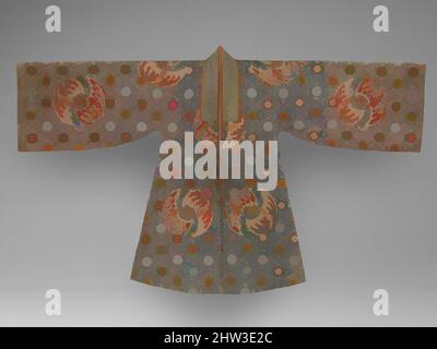 Von 清中期 納紗繡戯服男帔 inspirierte Kunst, theatralische Robe for a Male Role, Qing-Dynastie (1644–1911), zweite Hälfte des the18.. Jahrhunderts, China, florentiner Seidenstickerei auf Seidengauze, insgesamt: 55 3/8 x 89 1/4 Zoll (140,7 x 226,7 cm), bestickt mit Kostümen, Dieses Theatergewand wurde entworfen, um zu sein, Klassische Werke, die von Artotop mit einem Schuss Moderne modernisiert wurden. Formen, Farbe und Wert, auffällige visuelle Wirkung auf Kunst. Emotionen durch Freiheit von Kunstwerken auf zeitgemäße Weise. Eine zeitlose Botschaft, die eine wild kreative neue Richtung verfolgt. Künstler, die sich dem digitalen Medium zuwenden und die Artotop NFT erschaffen Stockfoto