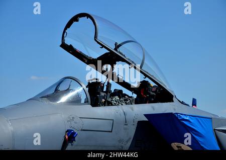 McDonnell Douglas F-15E Strike Eagle der United Sates Air Force Stockfoto